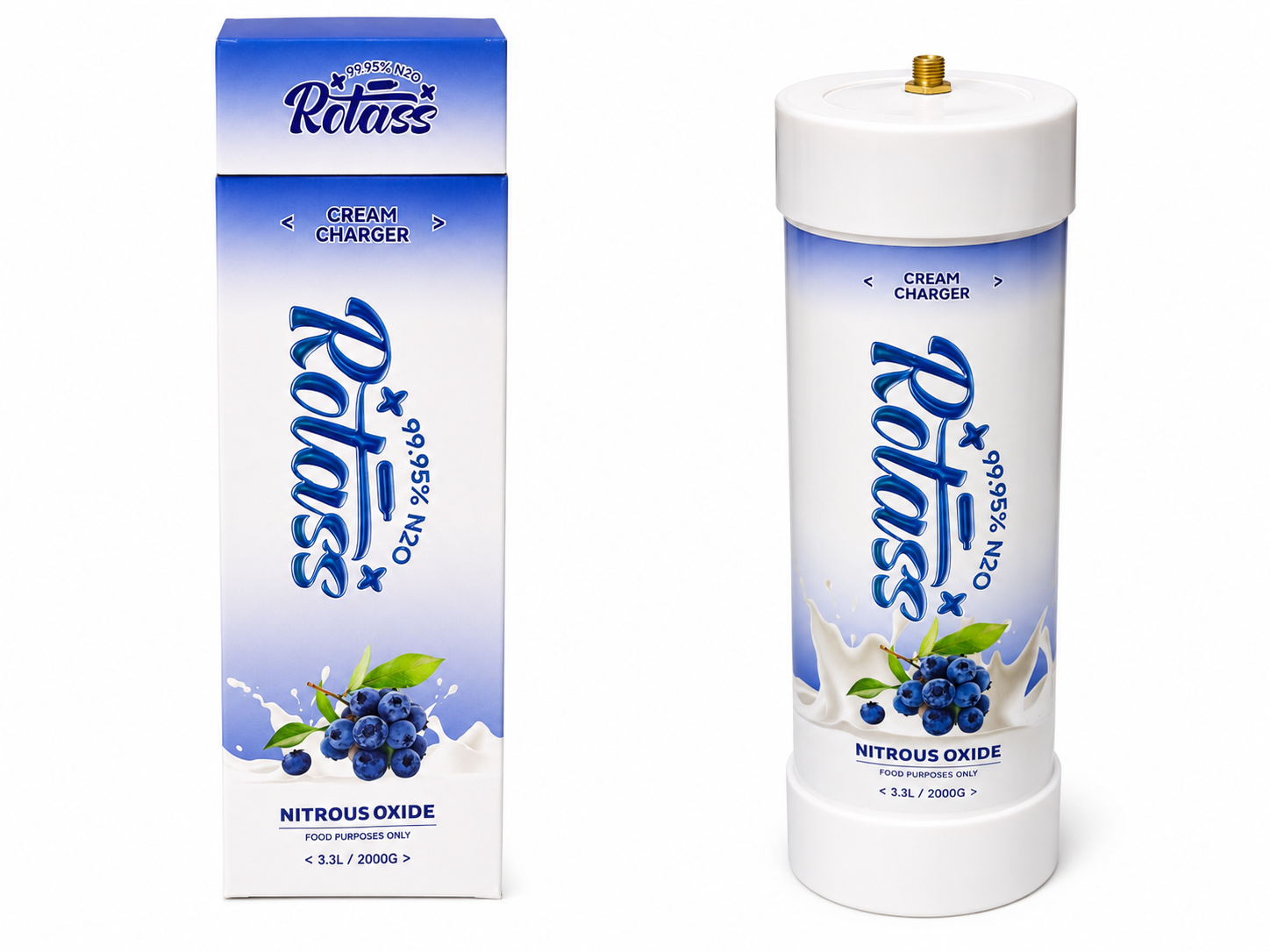 Rottas 3.3L Blueberry Cream Charger